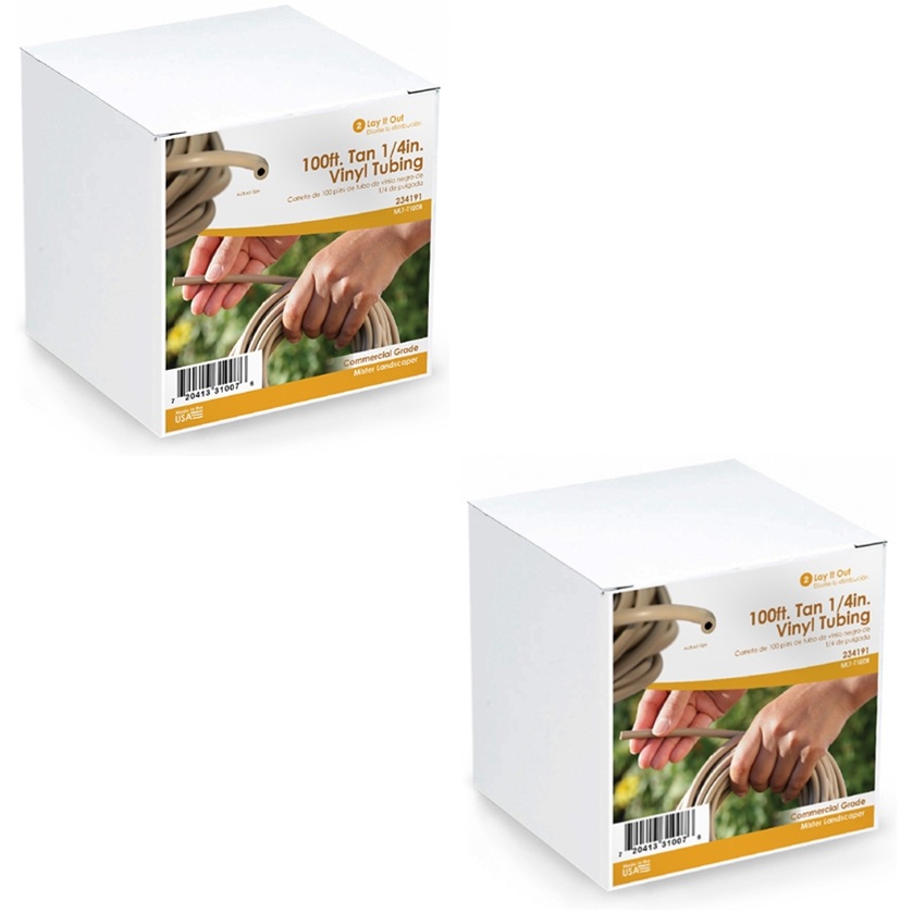 Mister Landscaper Tan 1/4" 100 ft. Vinyl Drip Irrigation Tubing