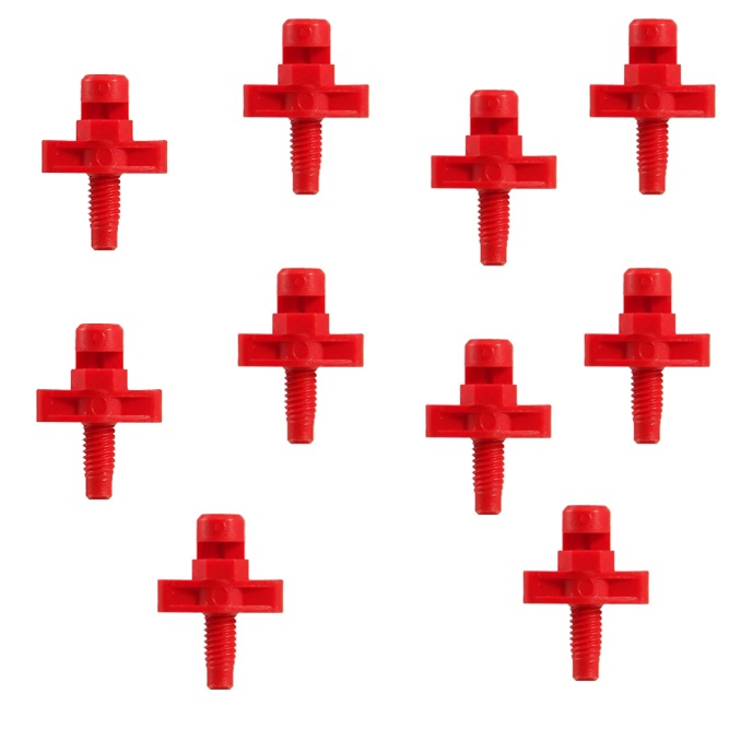 Maxijet Half-Circle Red Winged One-Piece Flat Spray Jet 180°