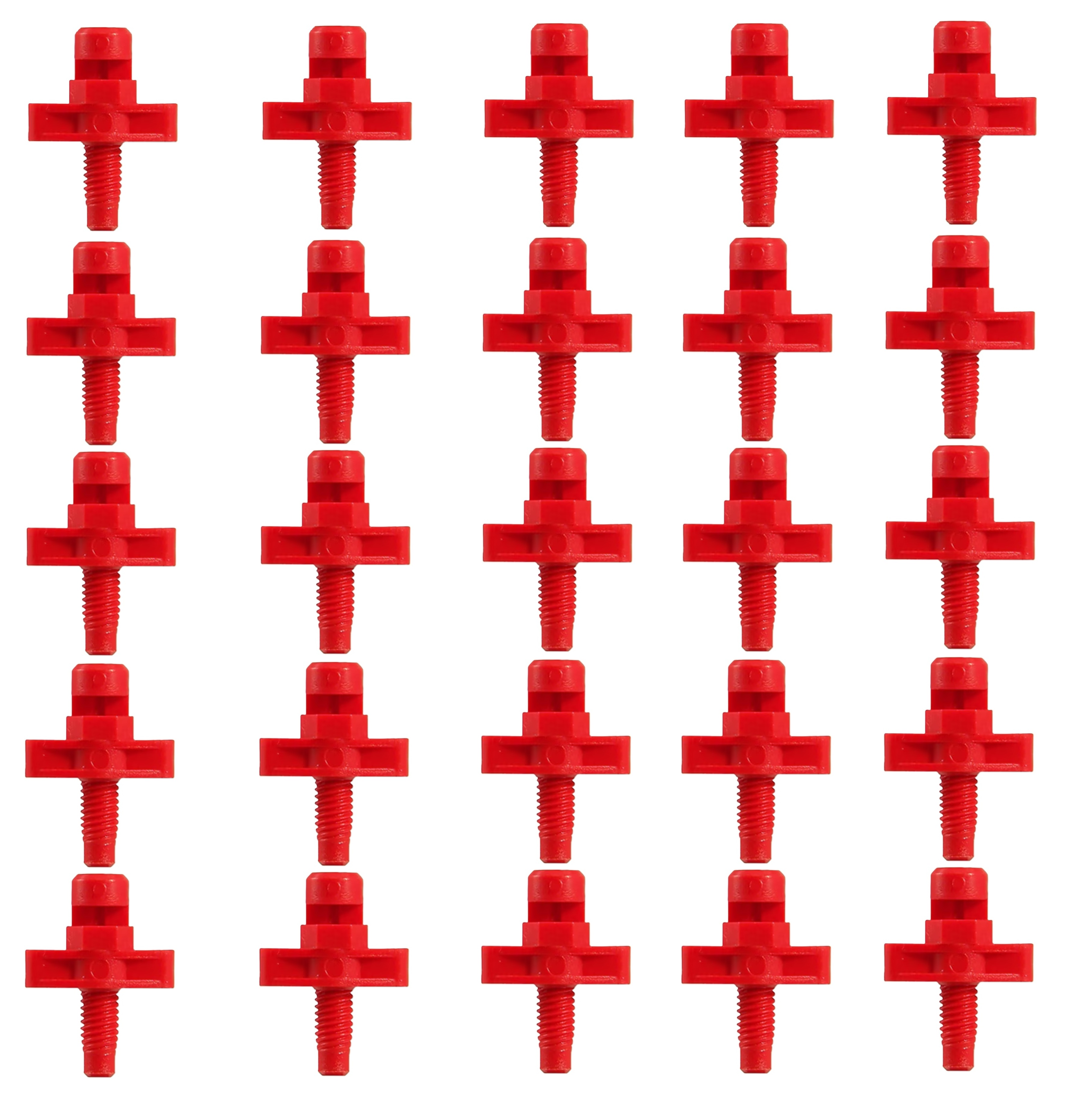 Maxijet Half-Circle Red Winged One-Piece Flat Spray Jet 180°